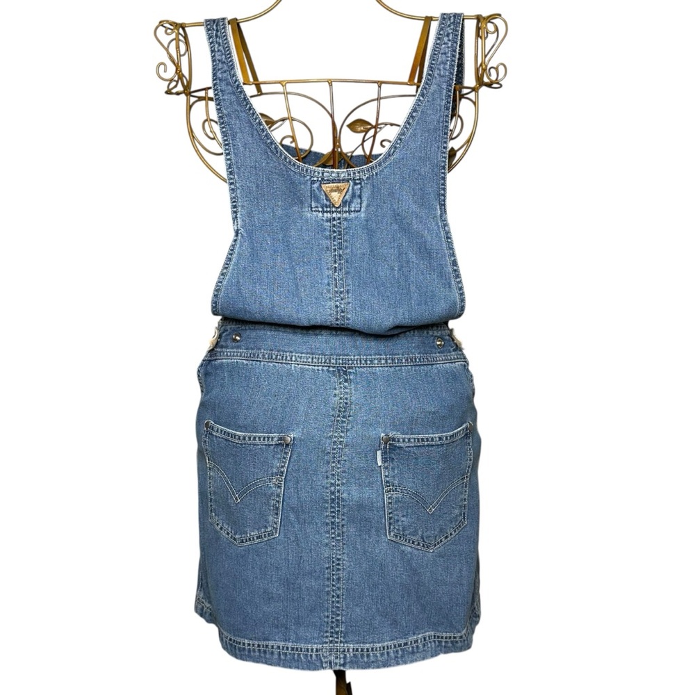 Levi’s Silvertab Vintage Denim Overall Dress 90s Y2K - Women’s Size Small - Picture 4 of 15